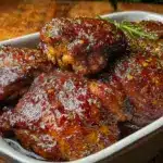 sticky baked sesame chicken - featured image
