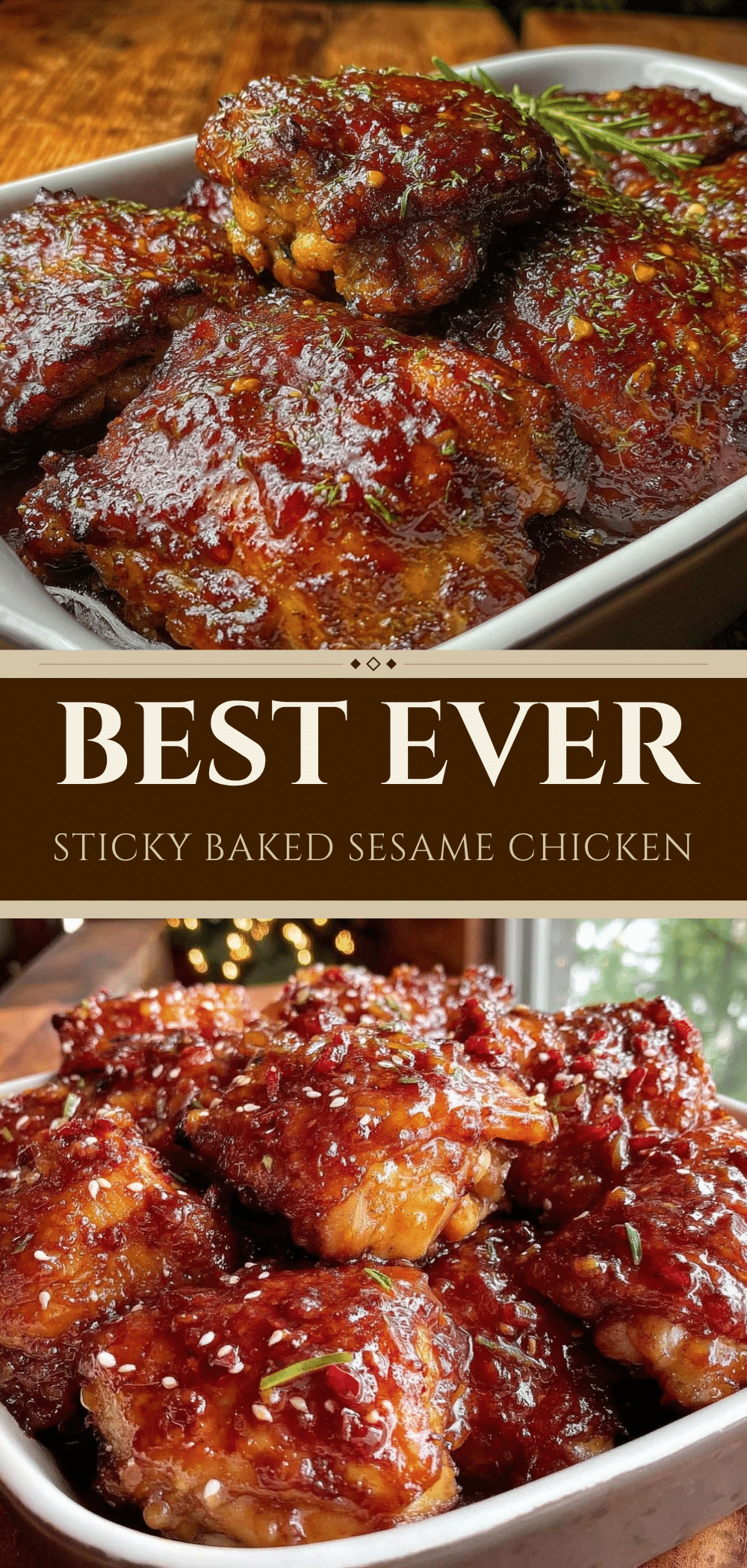 Sticky Baked Sesame Chicken Thighs: Easy, Better Than Takeout 5 sticky baked sesame chicken recipe
