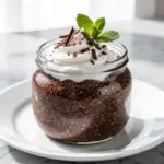sugar-free chocolate chia pudding - featured image