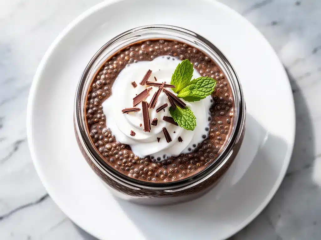Sugar-Free Chocolate Chia Pudding: 5-Min Keto Dessert 4 sugar-free chocolate chia pudding preparation steps