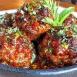 ultra-juicy baked turkey meatballs - featured image