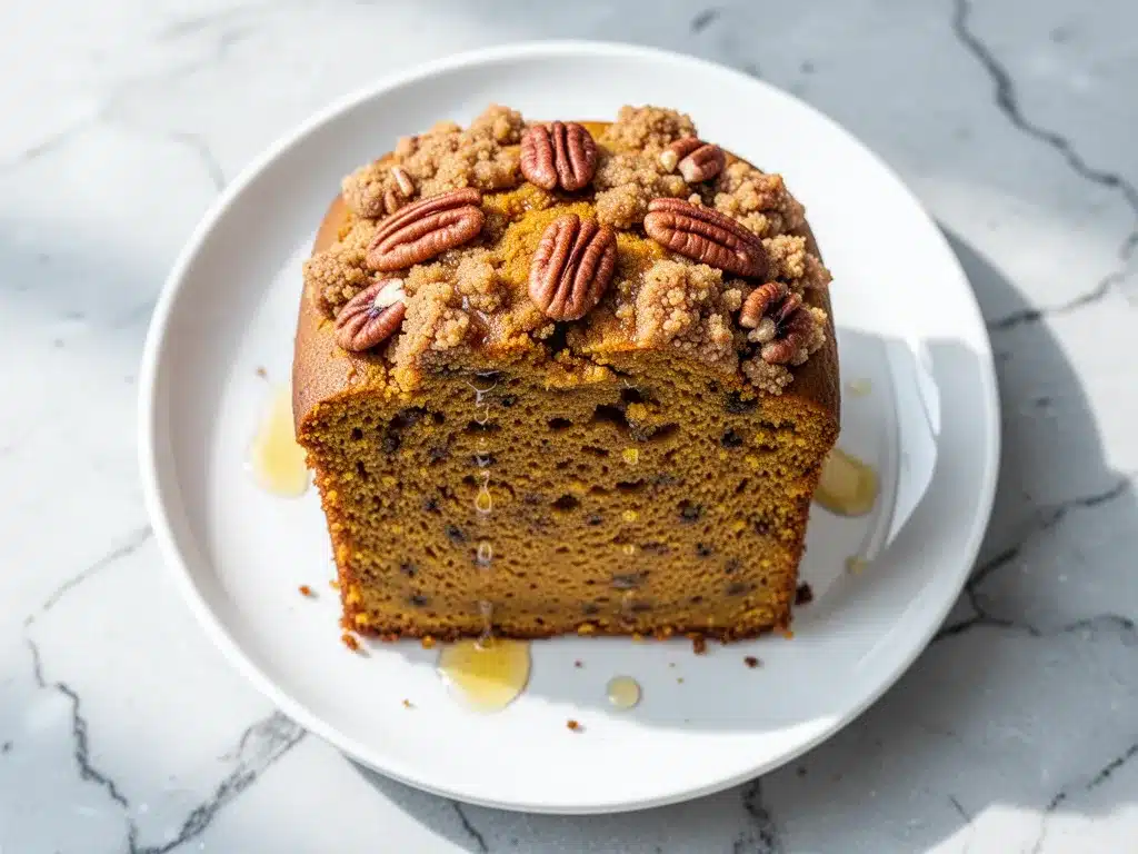 Ultra-Moist Pumpkin Bread with Brown Butter Pecan Streusel 4 Ultra-Moist Pumpkin Bread preparation steps