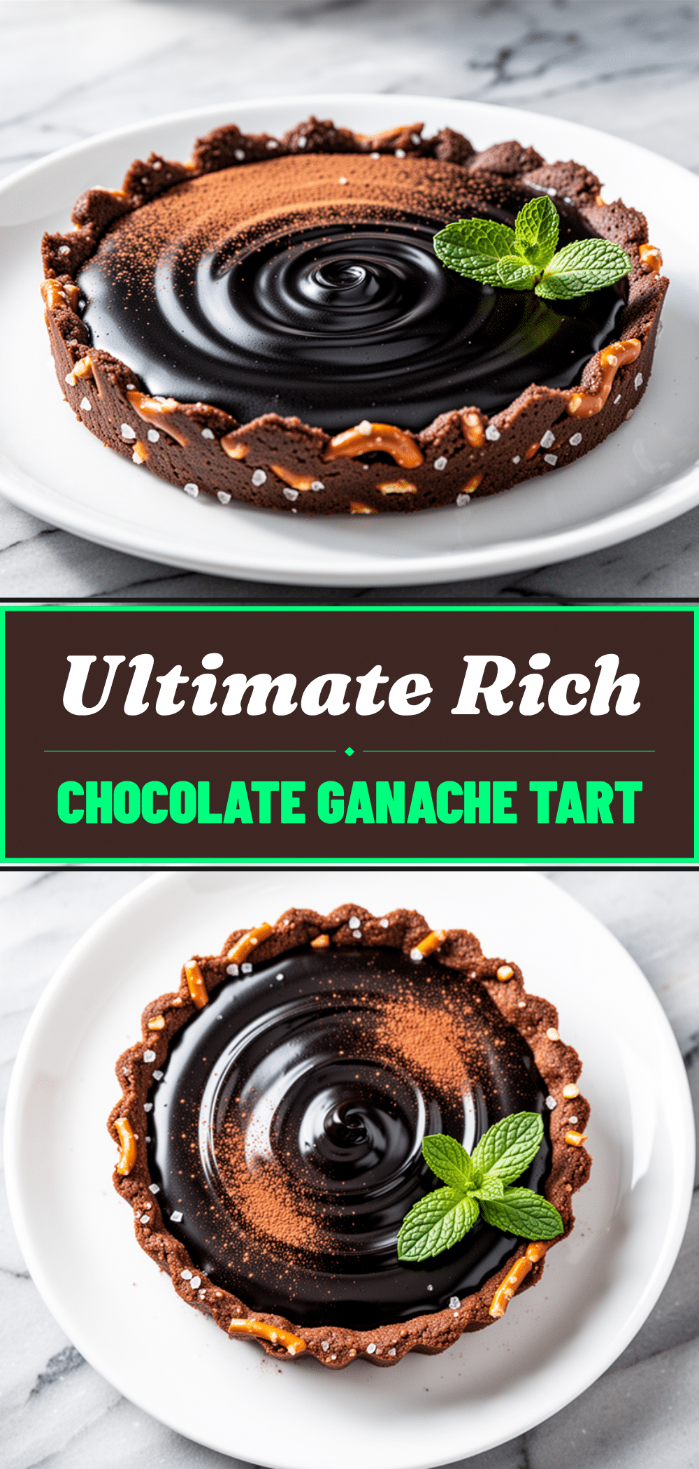 Ultra-Rich Chocolate Ganache Tart with Salty Pretzel Crust 5 Ultra-Rich Chocolate Ganache Tart recipe