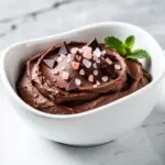 vegan chocolate avocado mousse - featured image