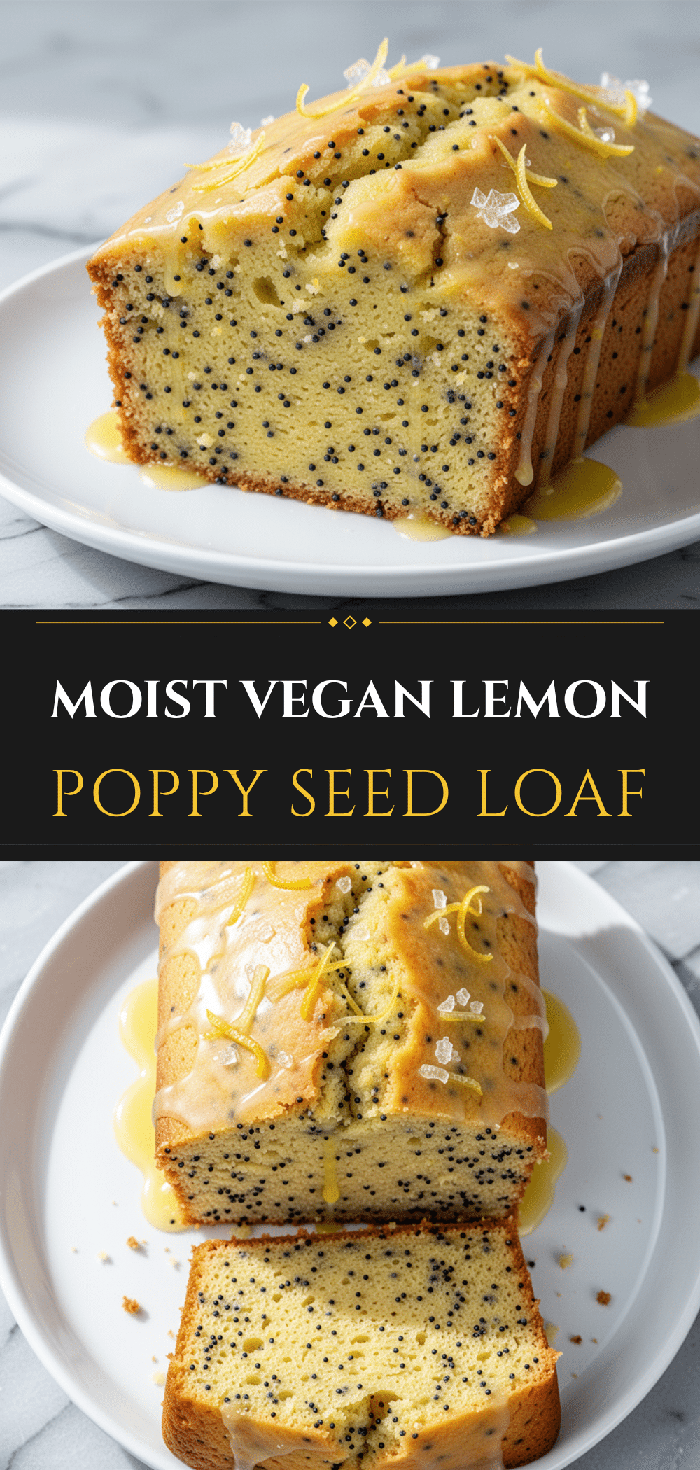 Vegan Lemon Poppy Seed Loaf: 5-Min Bright Citrus Glaze 5 vegan lemon poppy seed loaf recipe