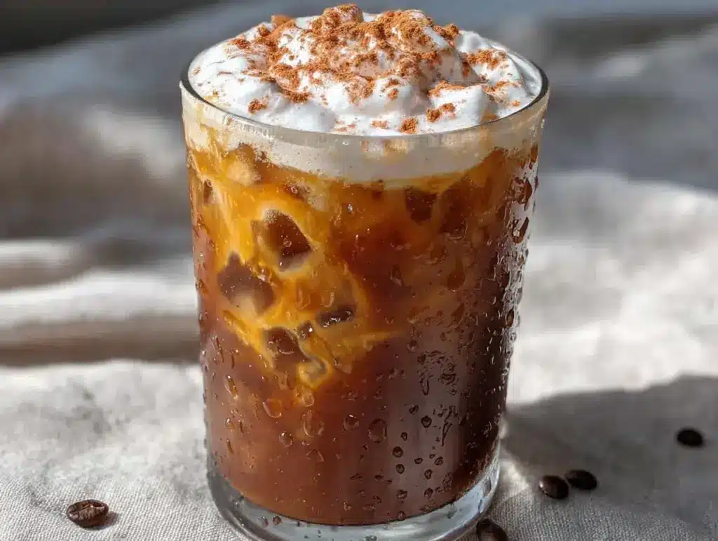 vegan pumpkin spice cold brew - featured image