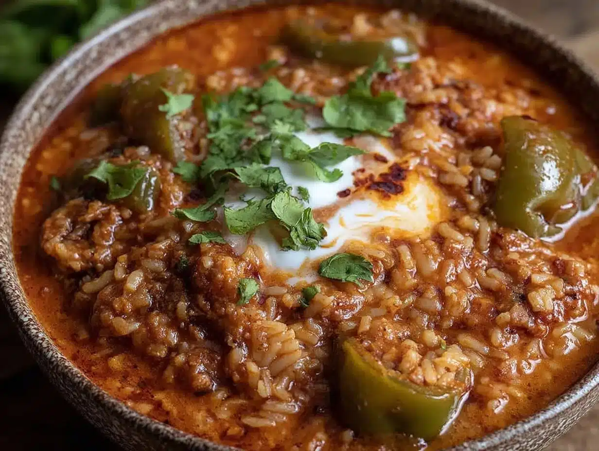 Vegetarian Stuffed Pepper Soup: Finally, a Perfect Small-Batch Meal 4 vegetarian stuffed pepper soup preparation steps