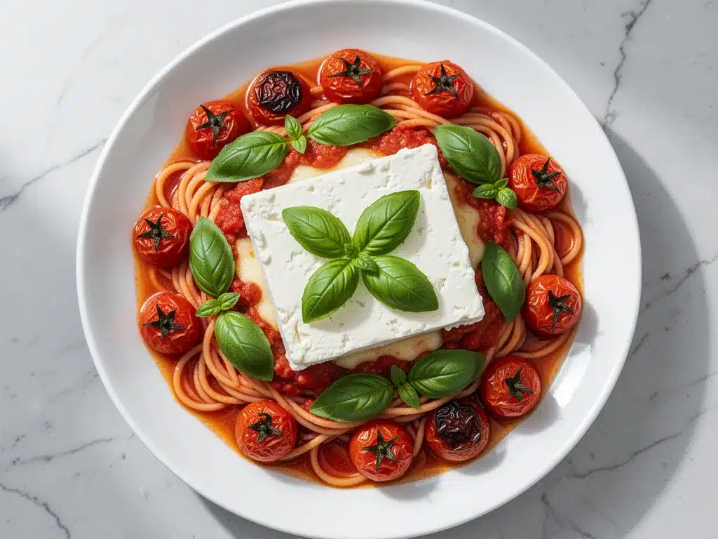 Viral Baked Feta Pasta: Easy 30-Minute Weeknight Meal 4 viral baked feta pasta preparation steps